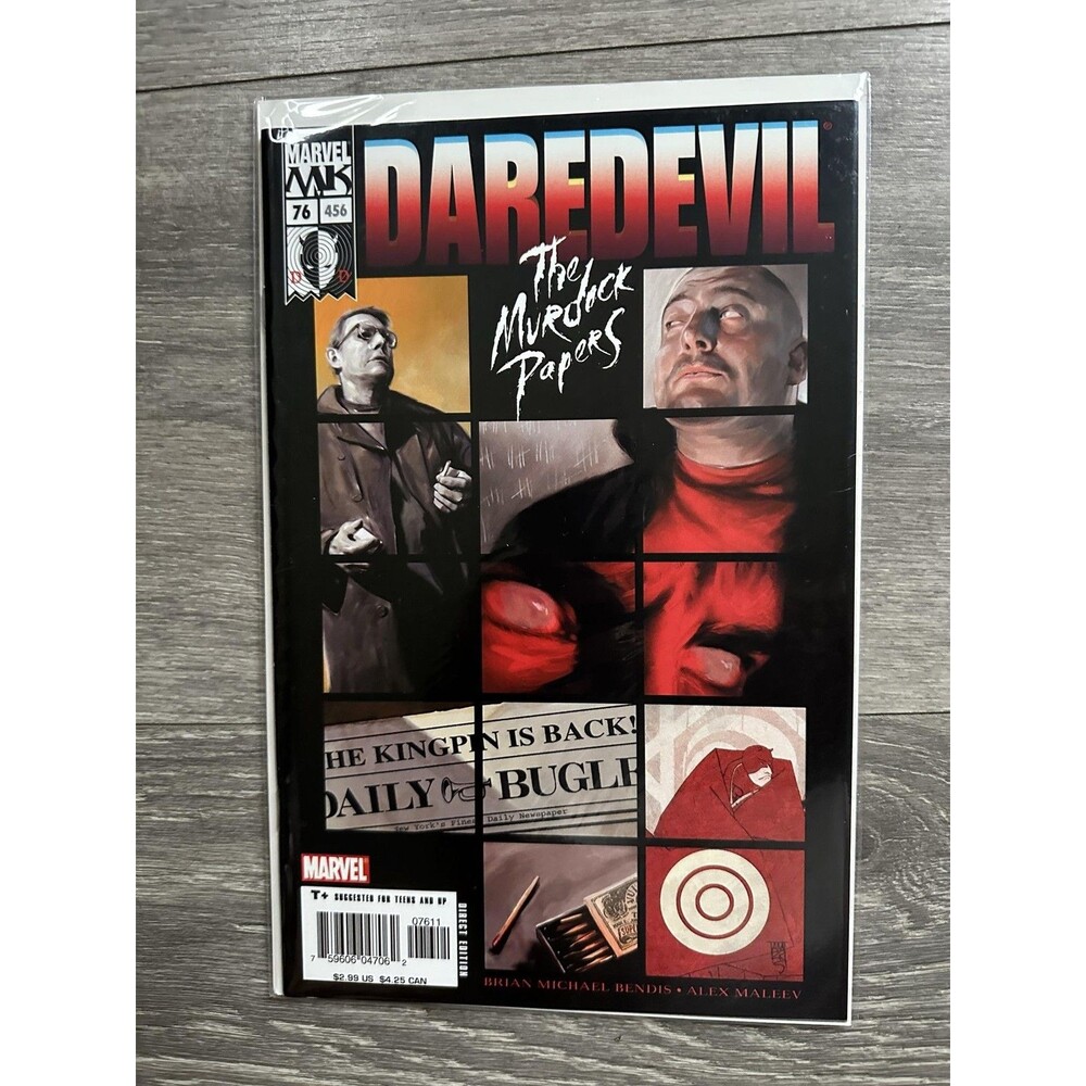 Marvel Daredevil #76 Single Issue Comic The Murdock Papers Bendis Maleev Color